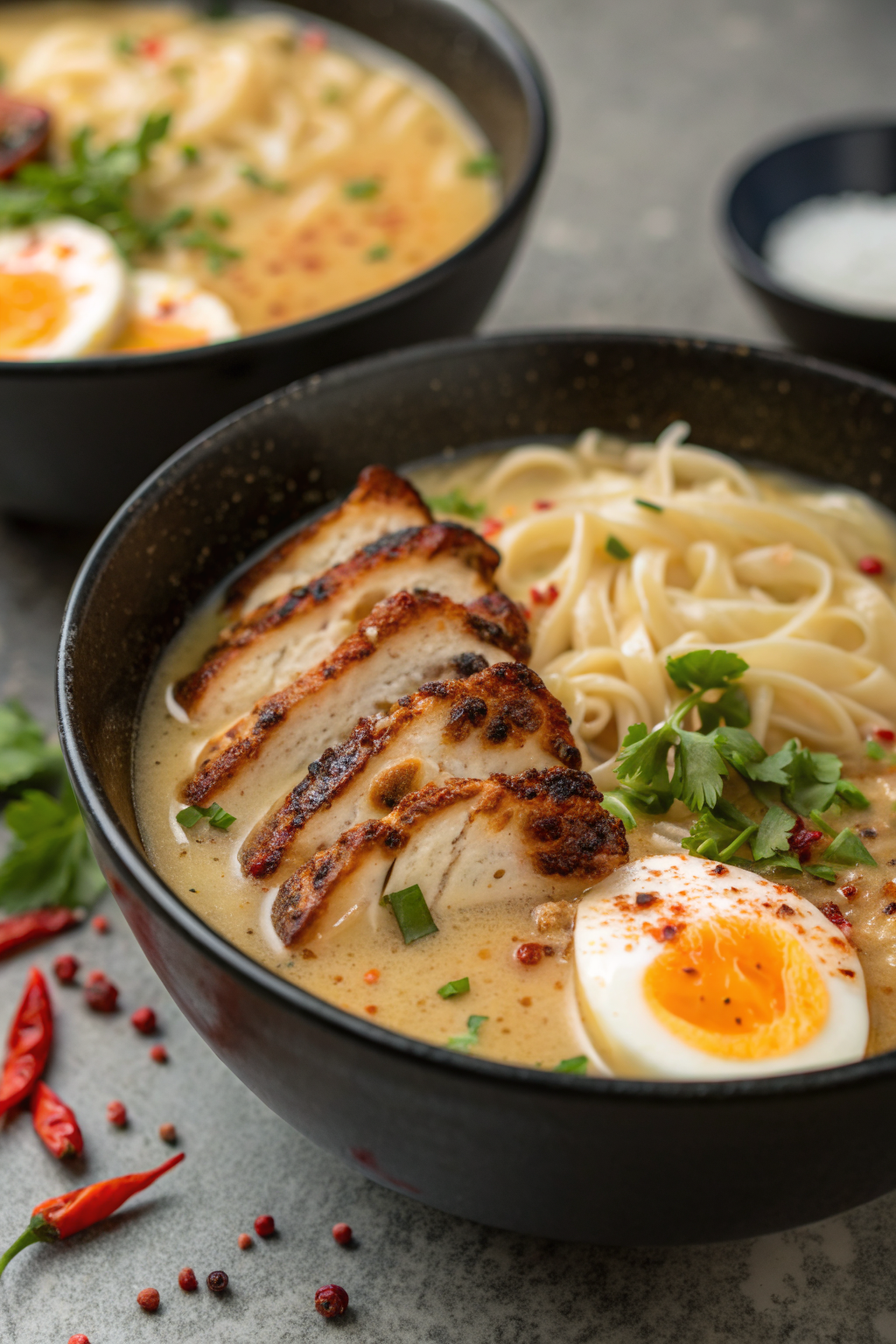 Creamy Garlic Chicken Ramen Recipe