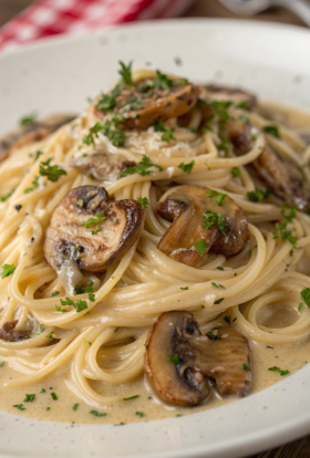 Creamy Mushroom Udon Recipe