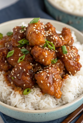 Crispy Chinese Honey Garlic Chicken Recipe