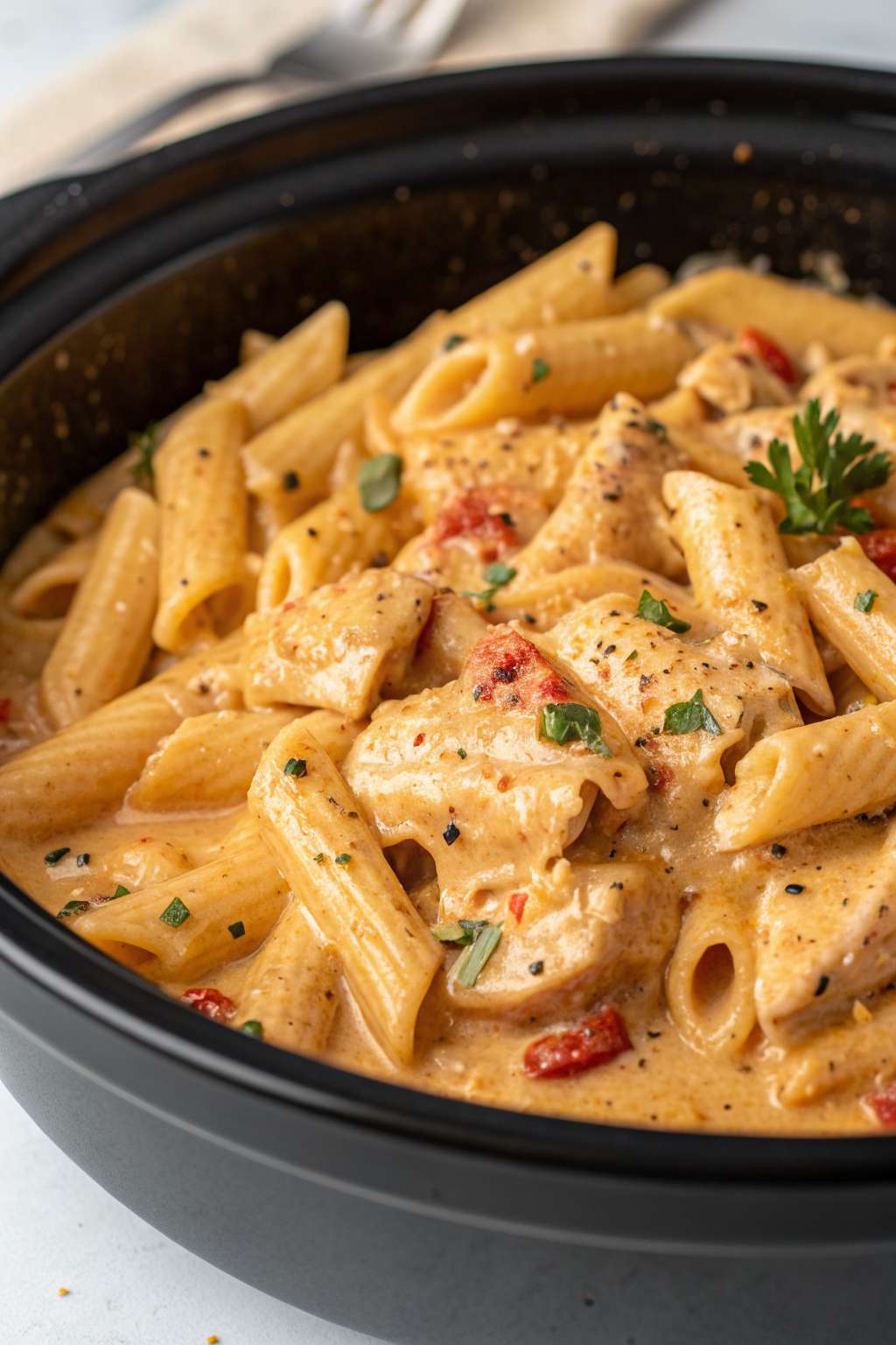 Crock Pot Creamy Cajun Chicken Pasta Recipe