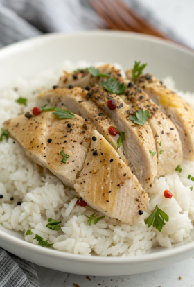 Crock Pot No Peek Chicken with Rice