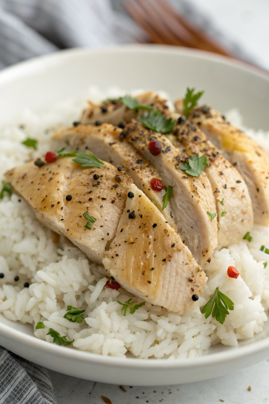 Crock Pot No Peek Chicken with Rice