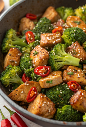 Garlic Butter Chicken & Broccoli Recipe