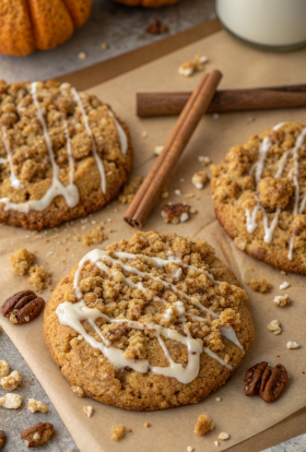 Pumpkin Coffee Cake Cookies Recipe