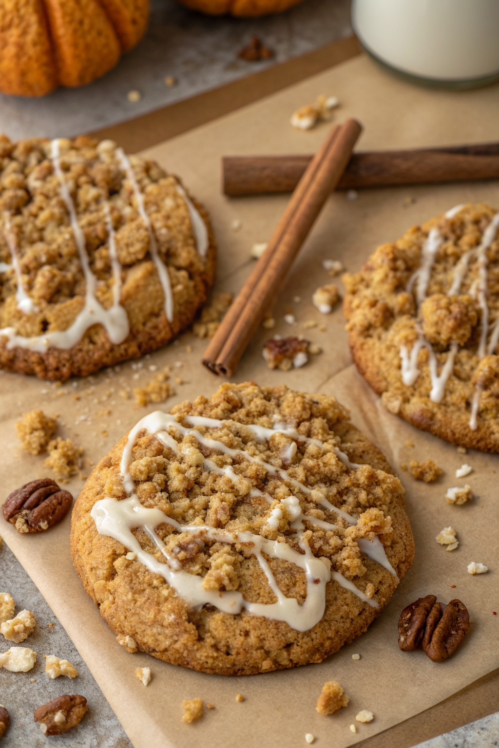 Pumpkin Coffee Cake Cookies Recipe