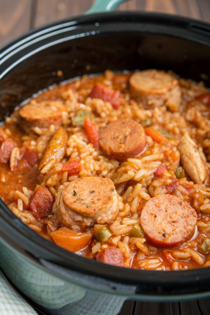 Slow Cooker Chicken Jambalaya Recipe
