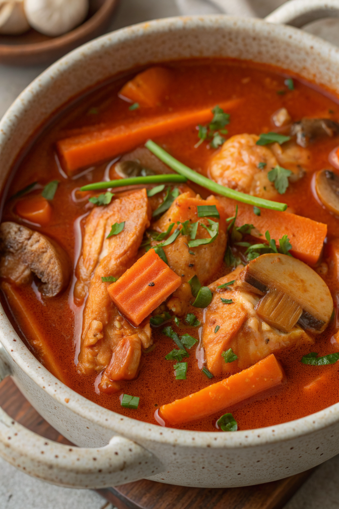 Slow Cooker Korean Chicken Stew Recipe