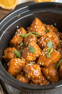 Slow cooker Orange Chicken Recipe