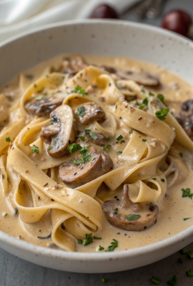 Vegetarian Mushroom Stroganoff Recipe