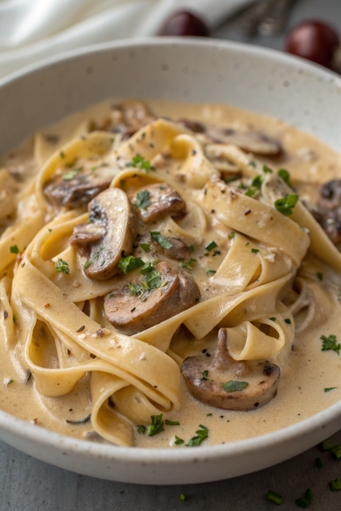 Vegetarian Mushroom Stroganoff Recipe