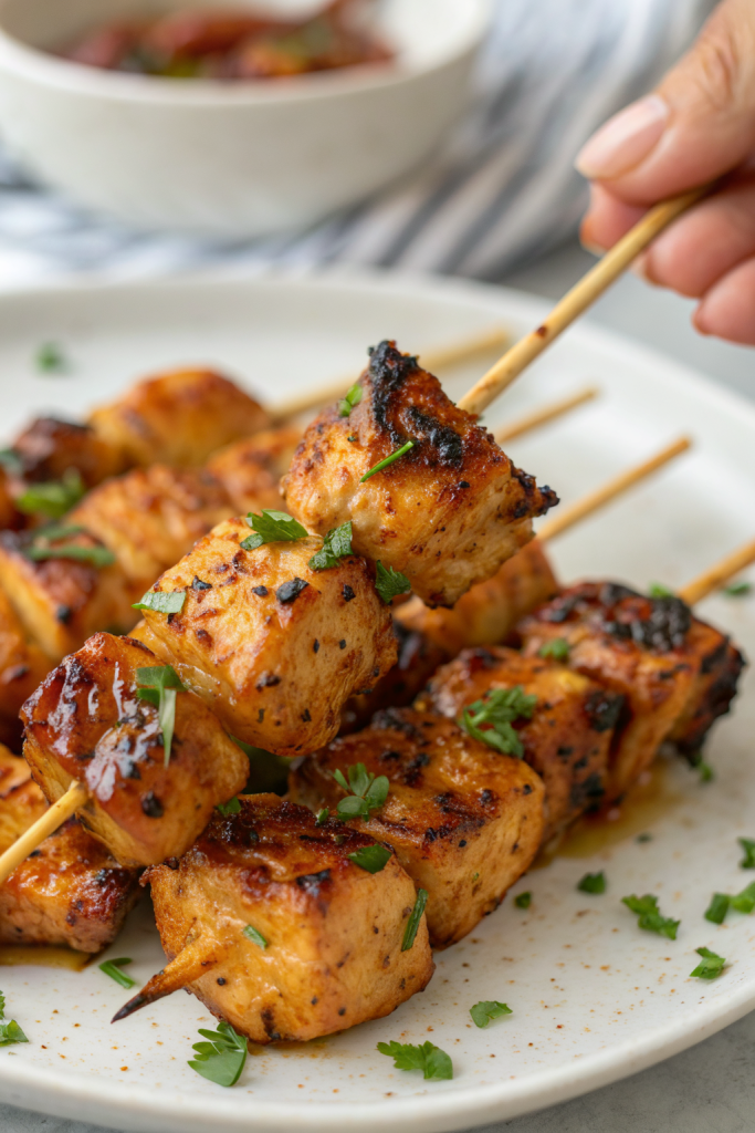 Air Fryer Chicken Skewers Recipe