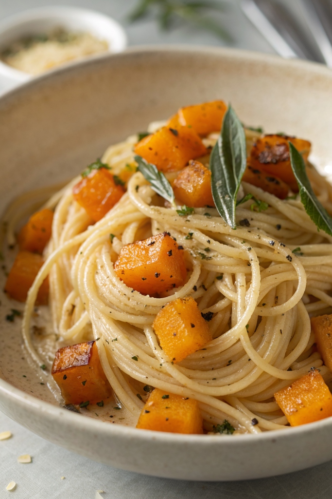 Baked Feta Butternut Squash Pasta Recipe