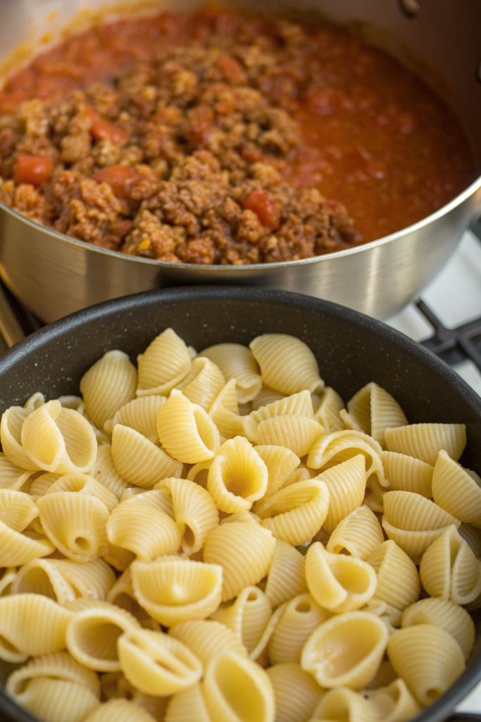 Cheesy Instant Pot Taco Pasta Recipe