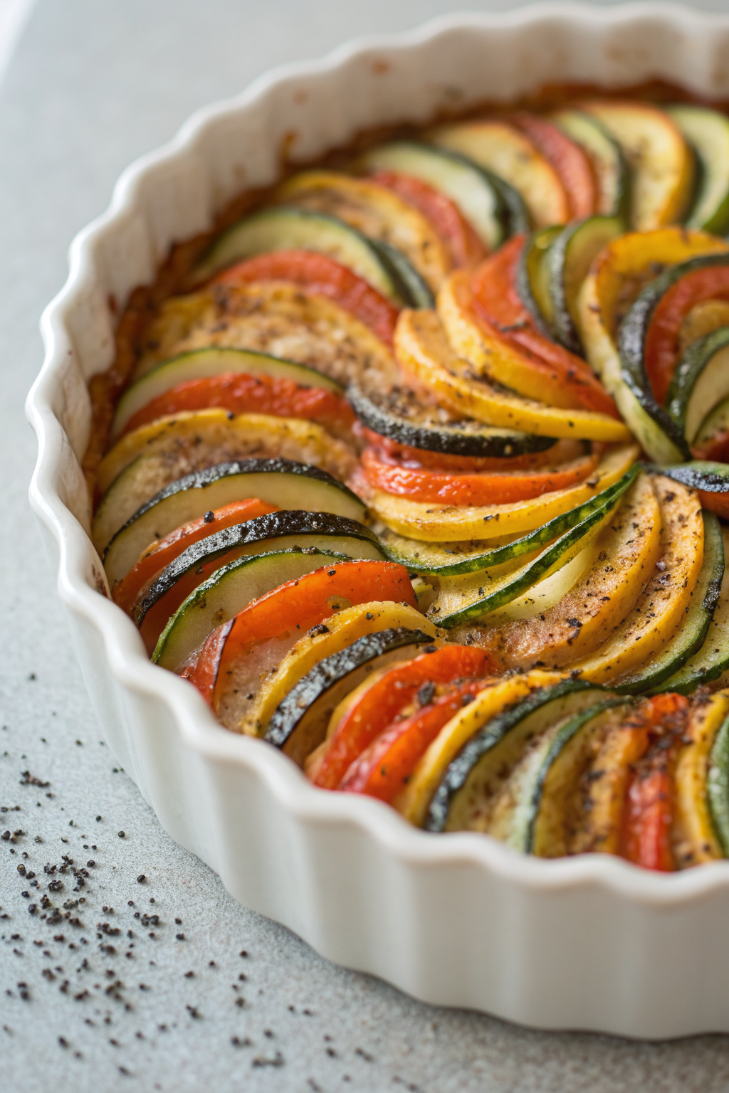 Cheesy Root Veggie Gratin Recipe