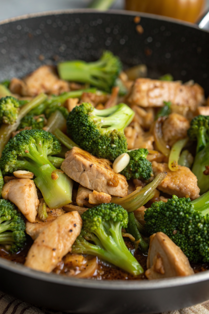 Chicken and Broccoli Chinese Takeout Style