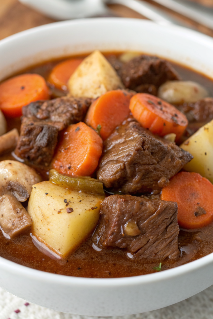 Cozy Vegan Stew with Mushrooms