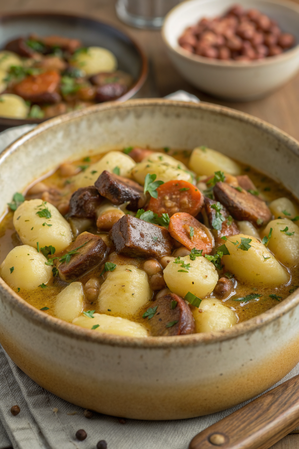 Cozy White Bean Mushroom Stew Recipe