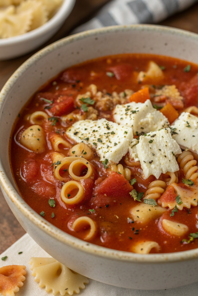Creamy Vegetarian Lasagna Soup Recipe