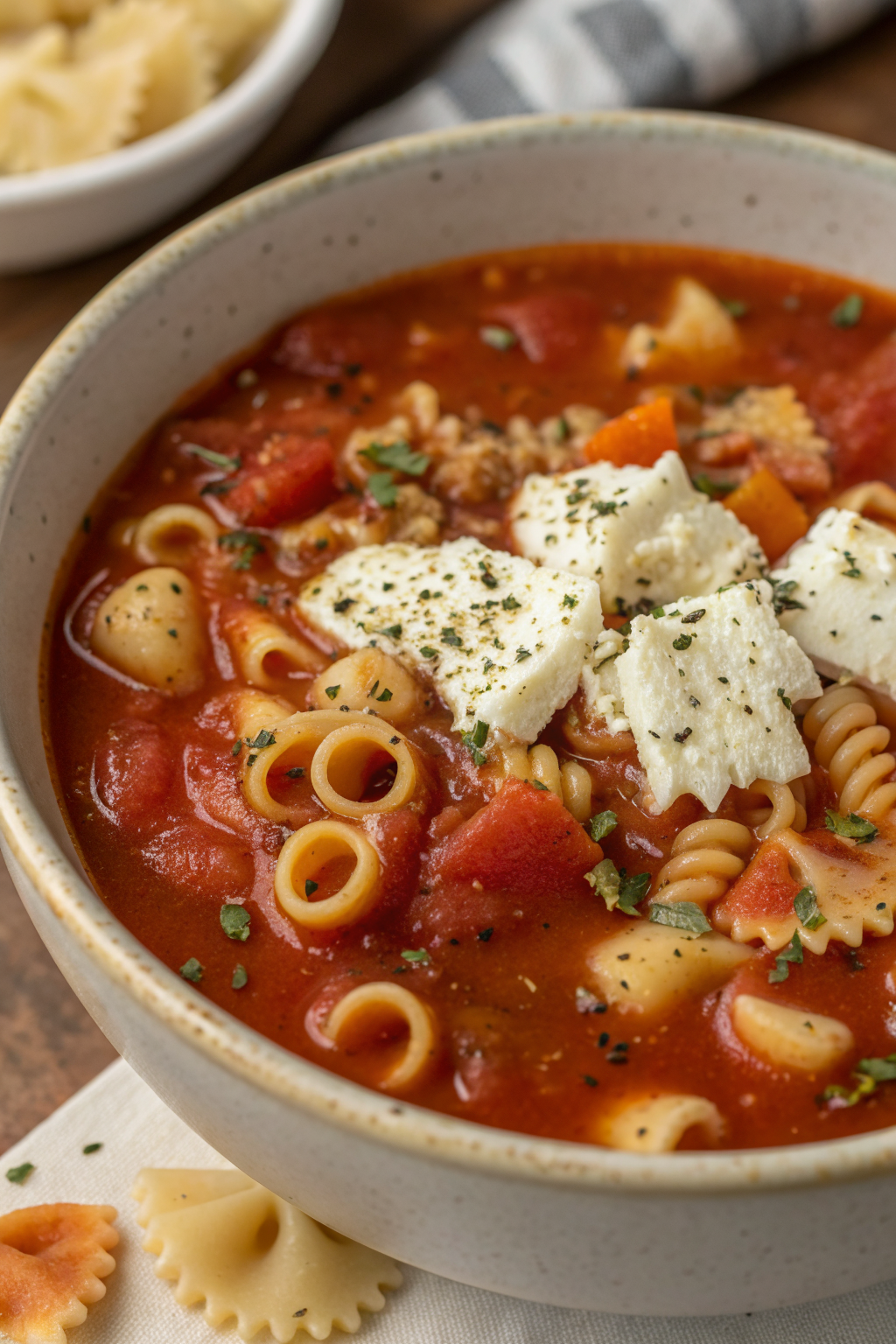 Creamy Vegetarian Lasagna Soup Recipe