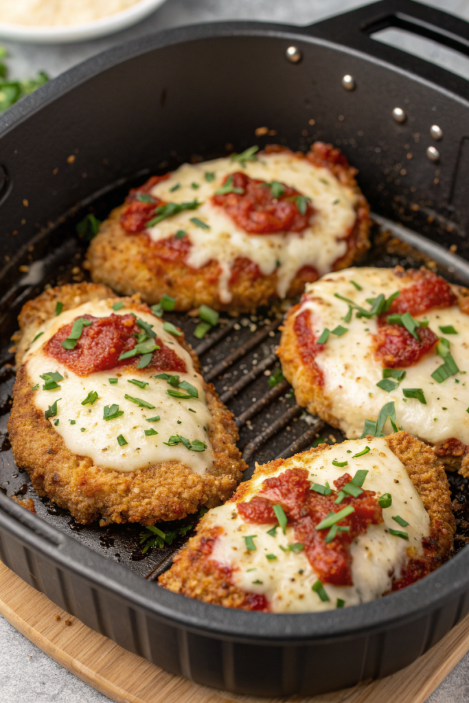 Crispy Air Fryer Chicken Parmesan Recipe