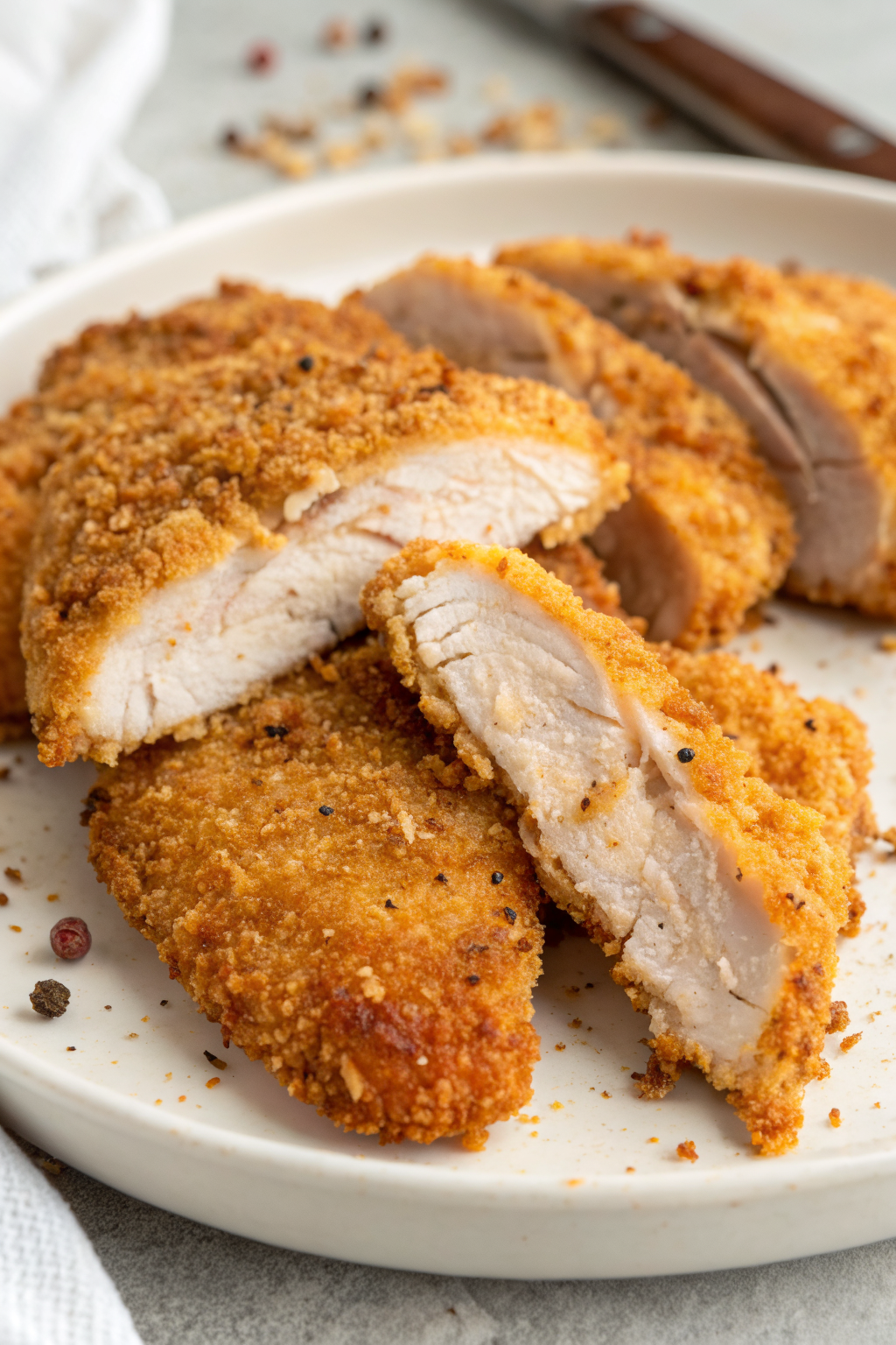 Crispy Oven Baked Chicken Cutlets Recipe