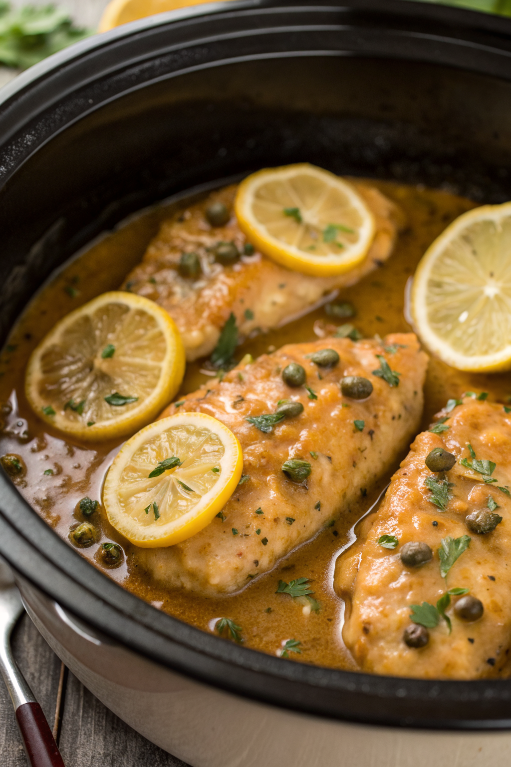 Crockpot Chicken Piccata Recipe