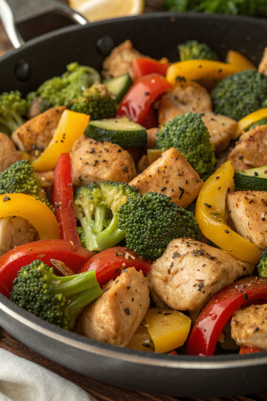 Healthy Chicken and Vegetable Skillet Recipe