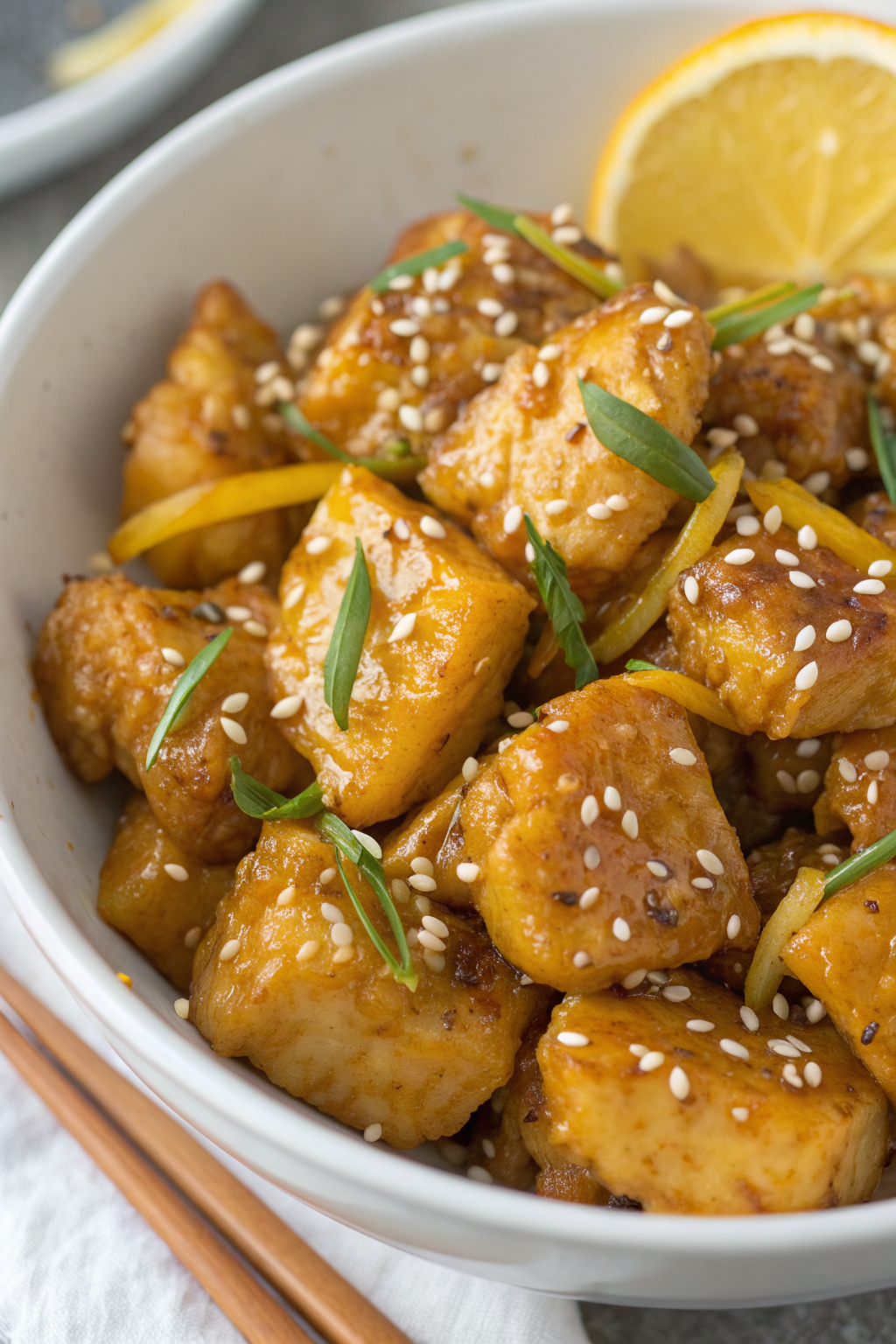 Healthy Chinese Lemon Chicken Recipe