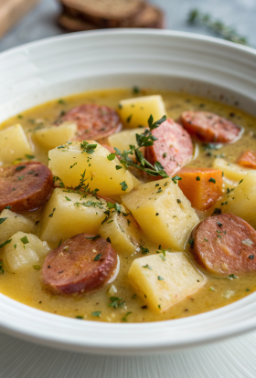 Instant Pot Cajun Potato Soup Recipe