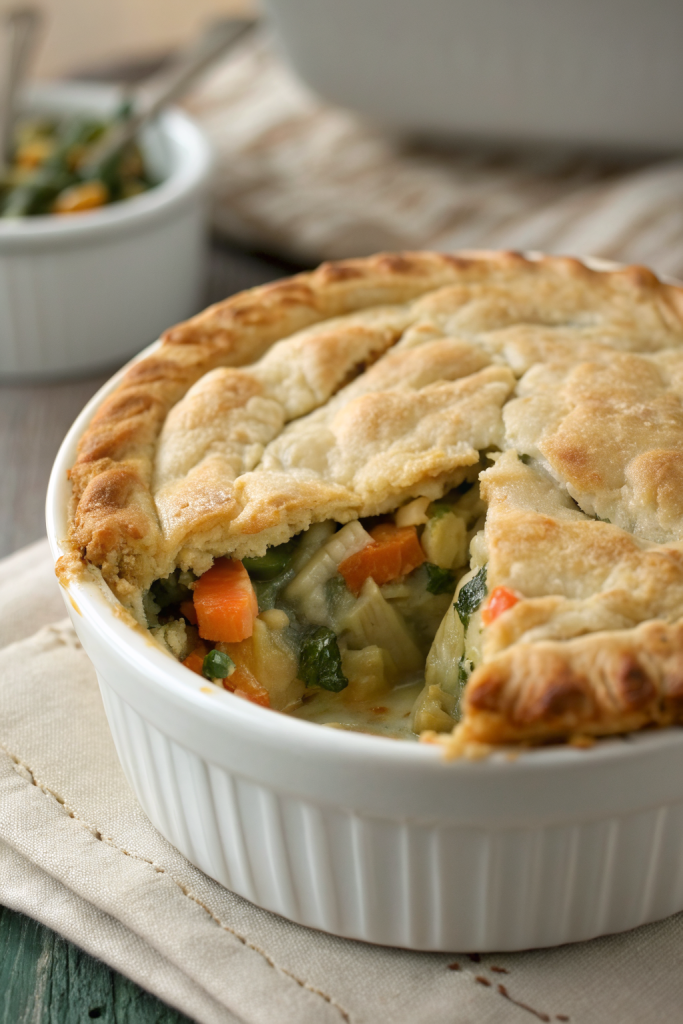 Lentil Pot Pie with Butternut Squash