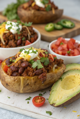 Loaded Potato Taco Bowl Recipe