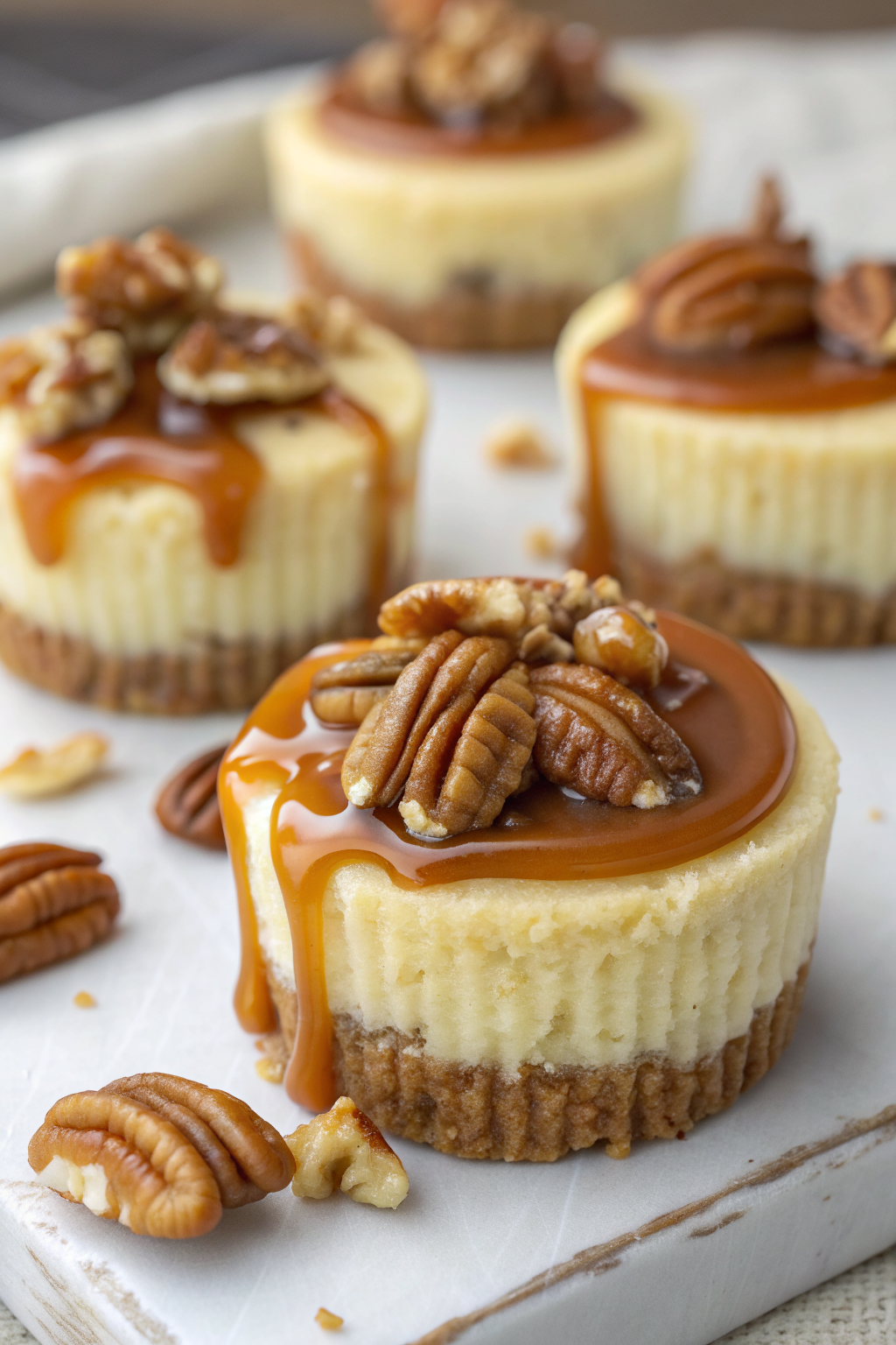 Mini Caramel Cheesecakes Recipe