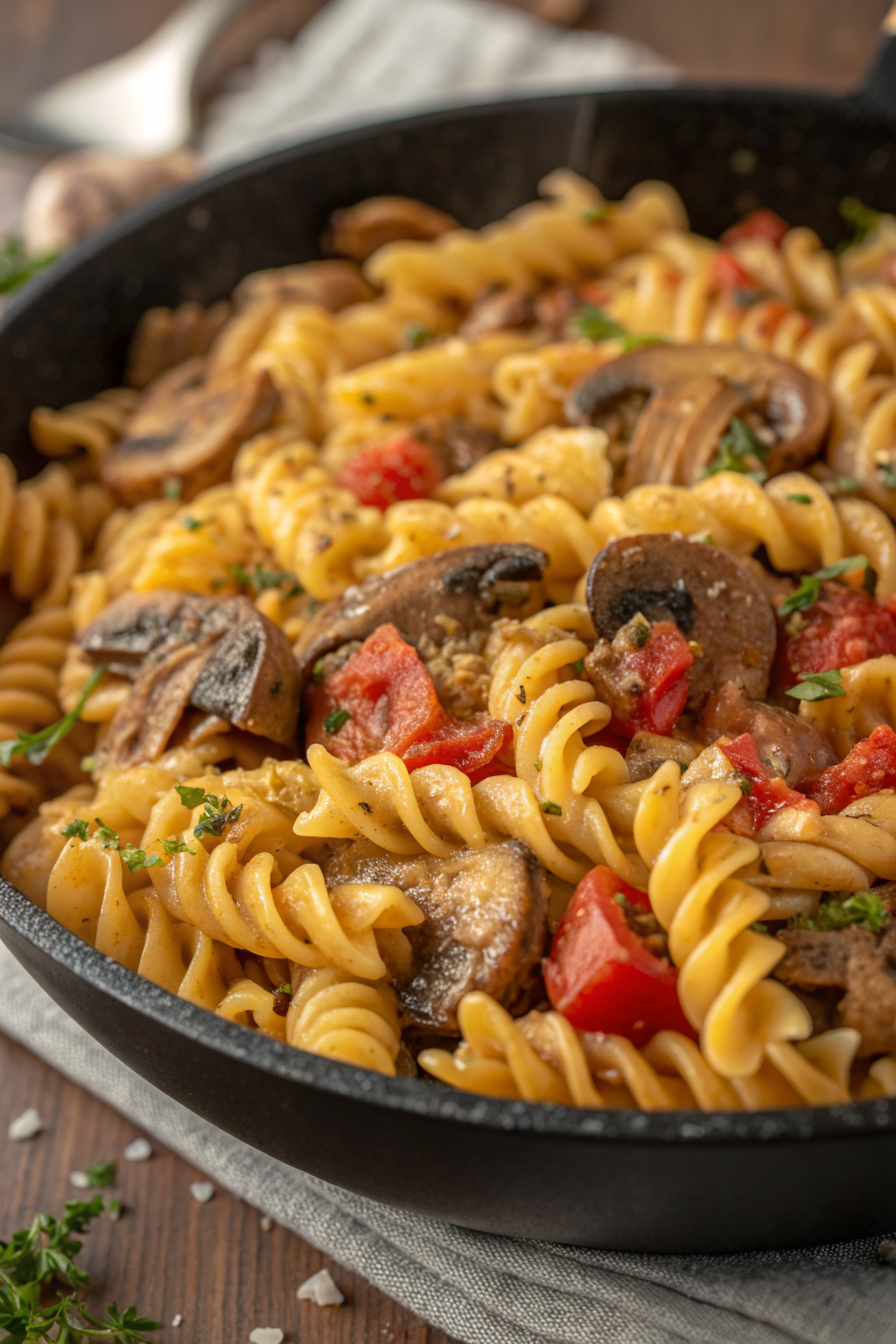 One Pot Mushroom Stroganoff Recipe