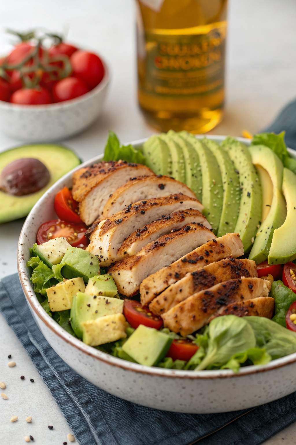 Paleo Grilled Chicken Cobb Salad Recipe