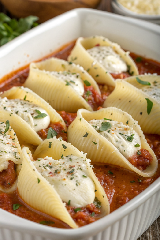 Stuffed Shells With Pumpkin Cream Sauce