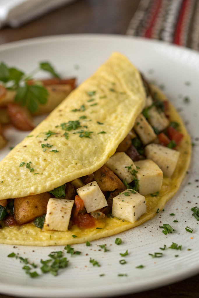Tasty Vegan Tofu Omelette Recipe