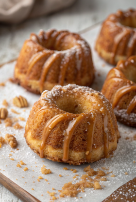 Vegan Apple Puff Pasty Doughnuts Recipe