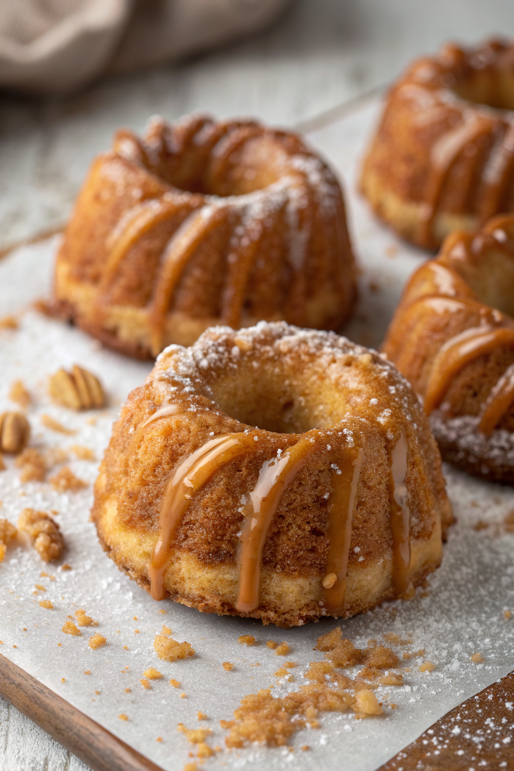 Vegan Apple Puff Pasty Doughnuts Recipe