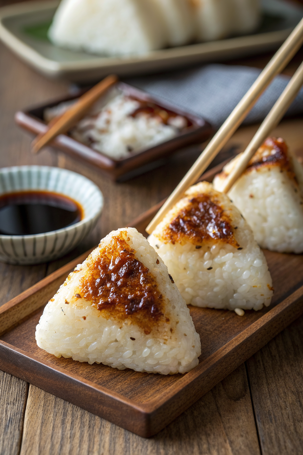 Yaki Onigiri Japanese Grilled Rice Balls Recipe
